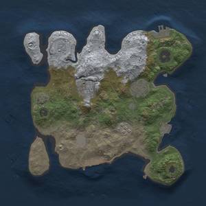 Thumbnail Rust Map: Procedural Map, Size: 2500, Seed: 858355809, 10 Monuments