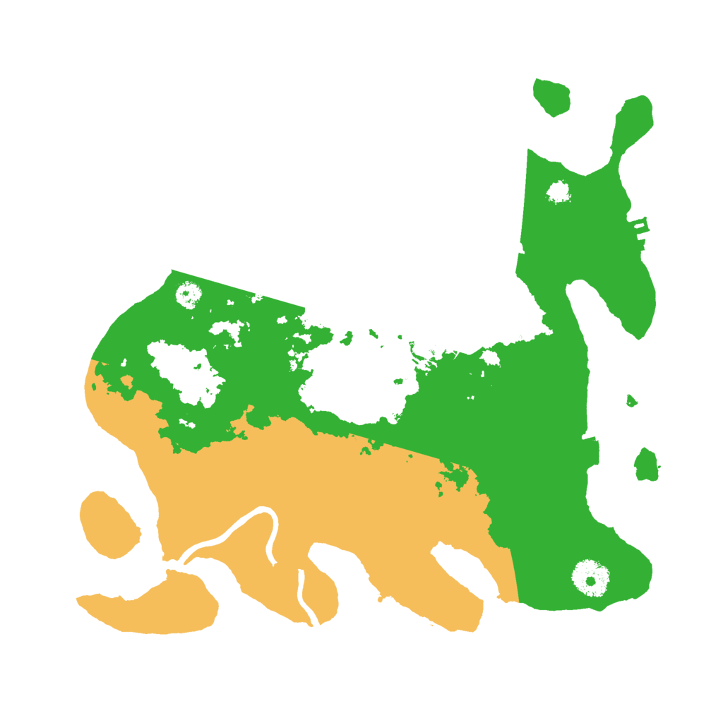 Biome Rust Map: Procedural Map, Size: 3000, Seed: 936351296