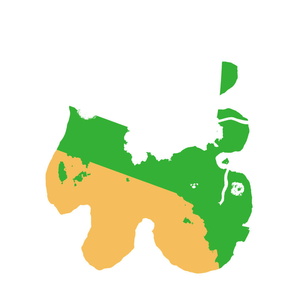 Biome Rust Map: Procedural Map, Size: 2300, Seed: 250251726