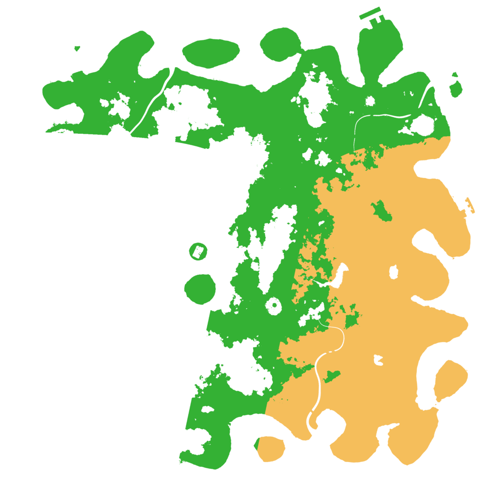 Biome Rust Map: Procedural Map, Size: 4500, Seed: 144473365