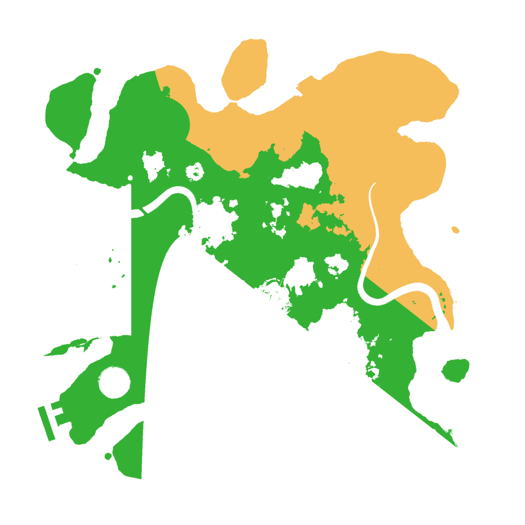 Biome Rust Map: Procedural Map, Size: 3000, Seed: 339742217