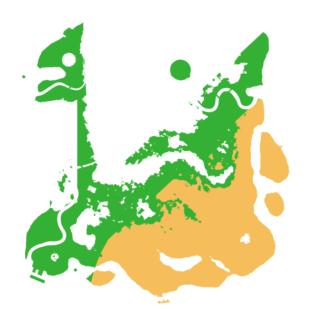 Biome Rust Map: Procedural Map, Size: 4000, Seed: 2088907076