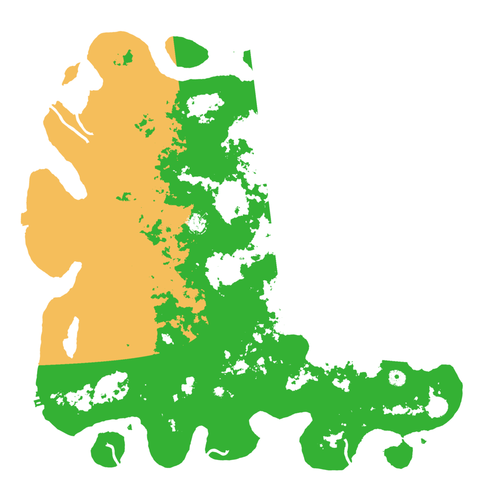 Biome Rust Map: Procedural Map, Size: 4500, Seed: 5500500