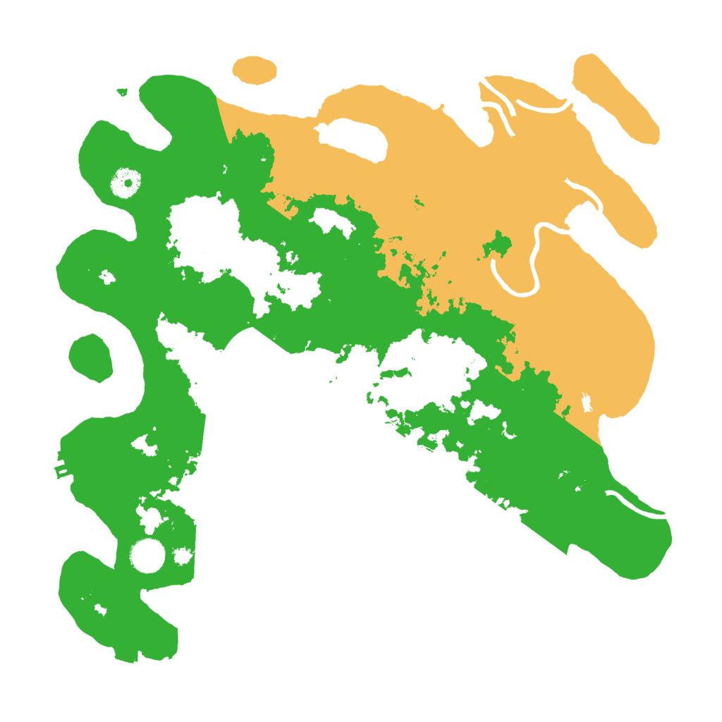 Biome Rust Map: Procedural Map, Size: 3650, Seed: 87341462