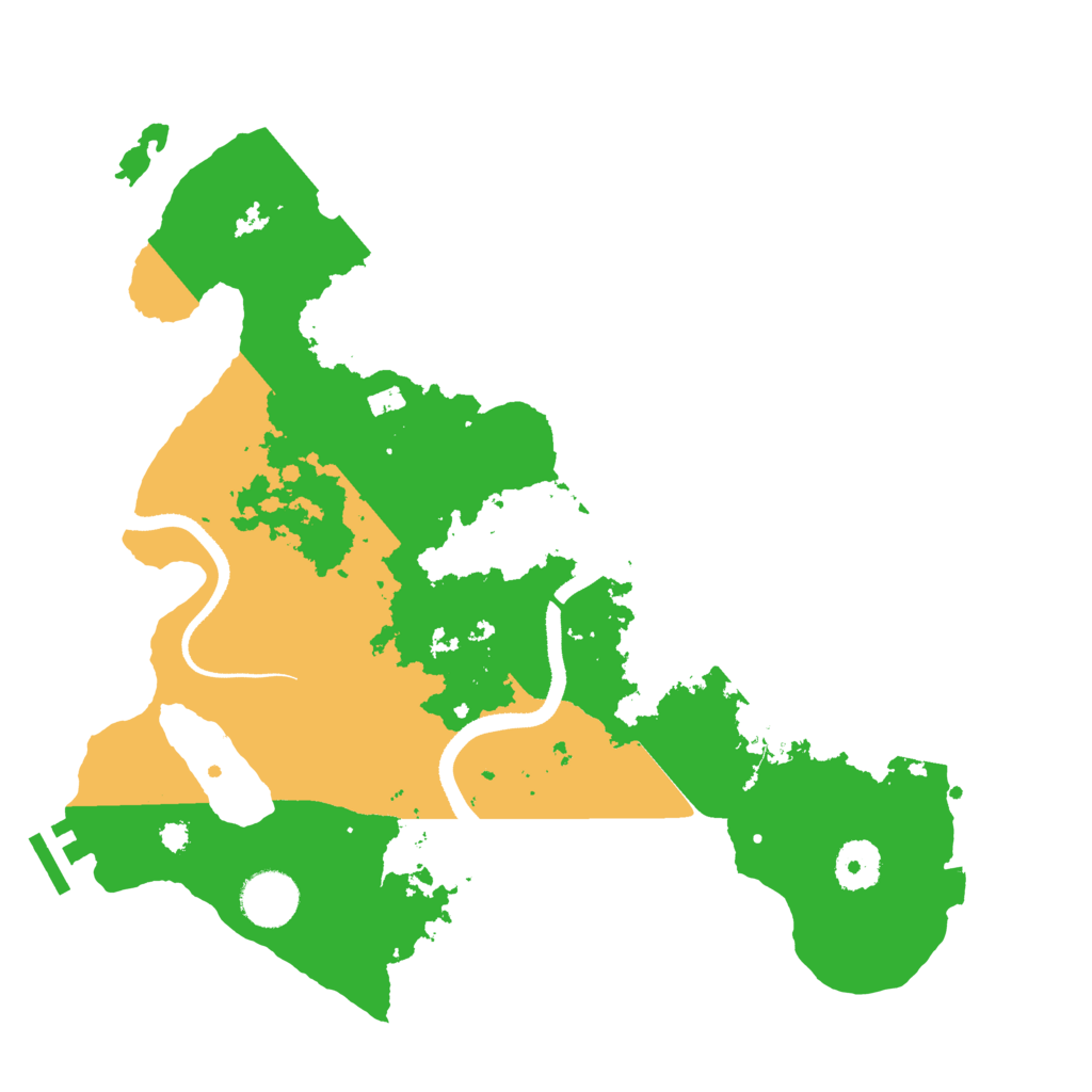 Biome Rust Map: Procedural Map, Size: 3400, Seed: 7679519