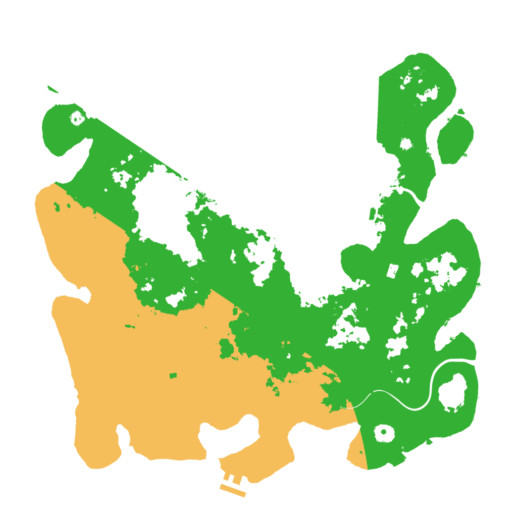 Biome Rust Map: Procedural Map, Size: 3950, Seed: 92921392