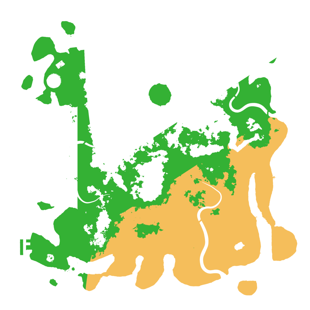 Biome Rust Map: Procedural Map, Size: 4000, Seed: 13996261