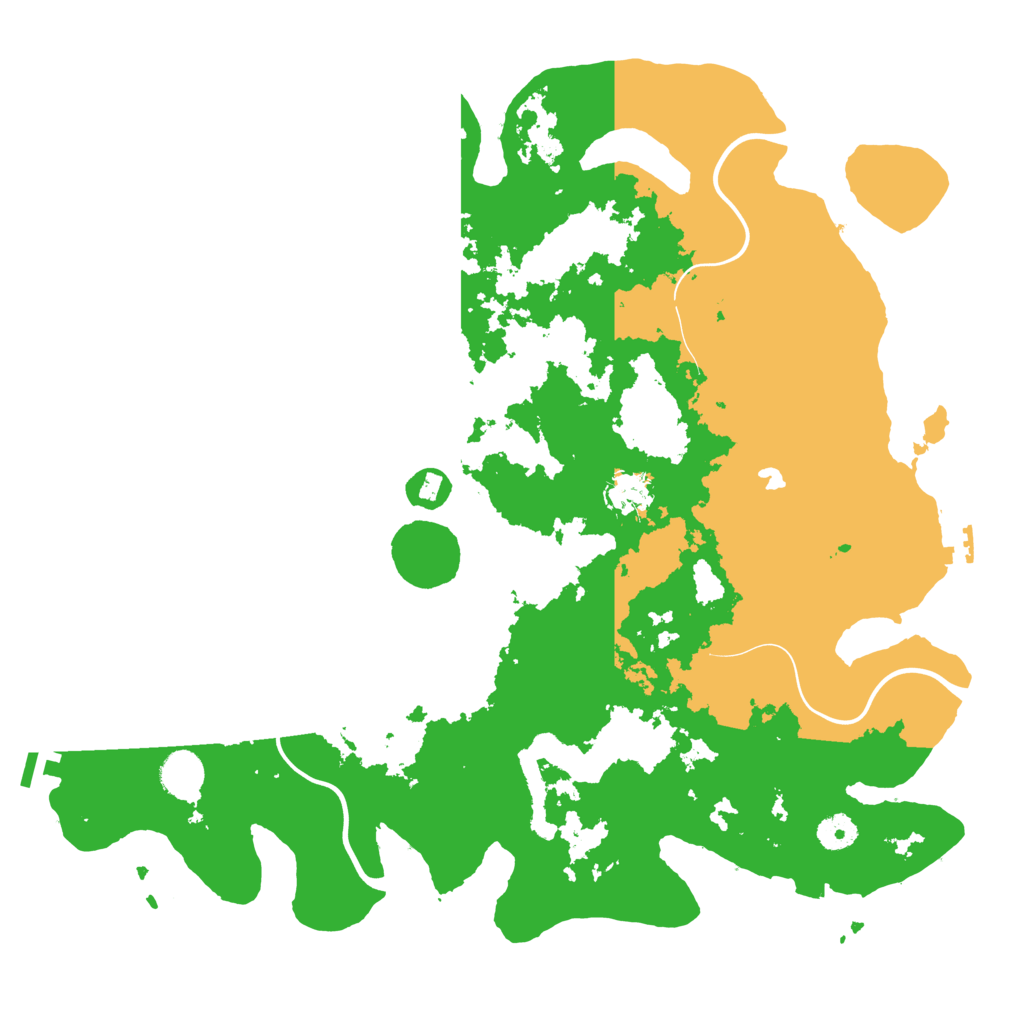Biome Rust Map: Procedural Map, Size: 4100, Seed: 62043205