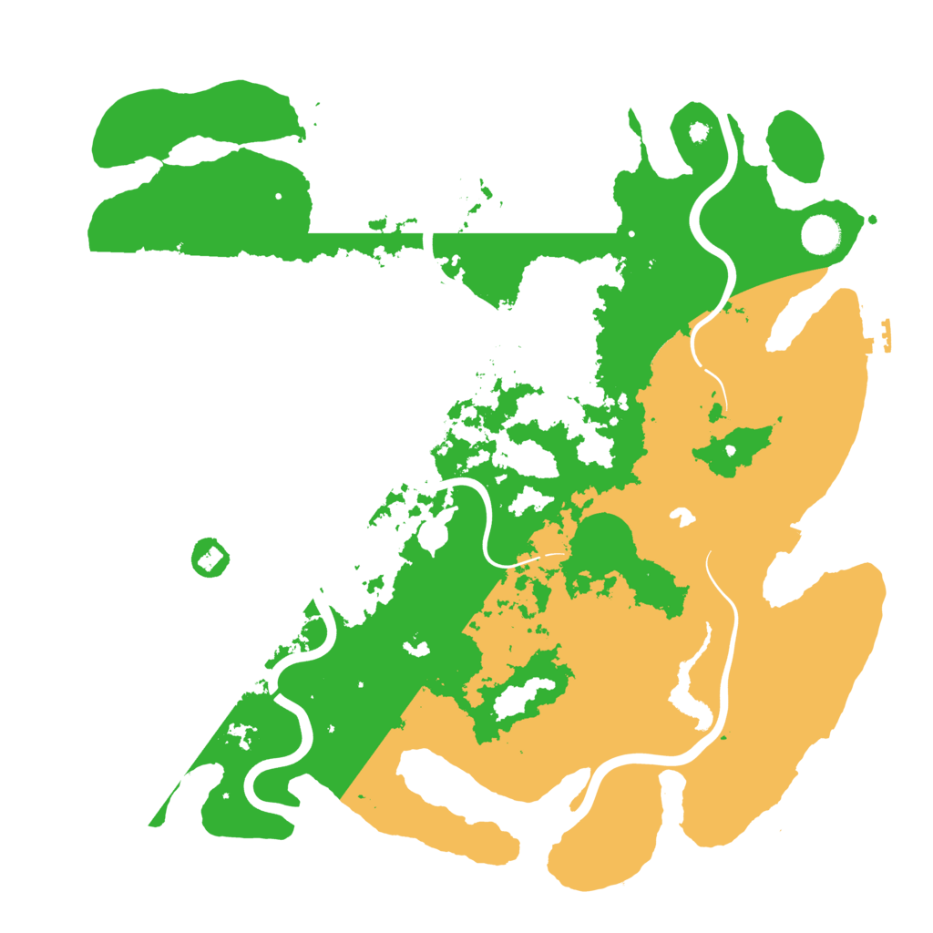 Biome Rust Map: Procedural Map, Size: 4200, Seed: 822579