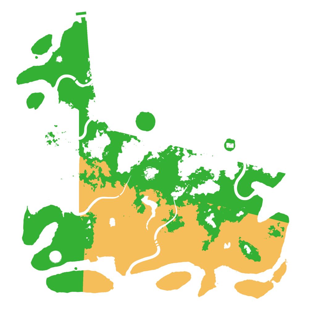 Biome Rust Map: Procedural Map, Size: 4560, Seed: 698753145