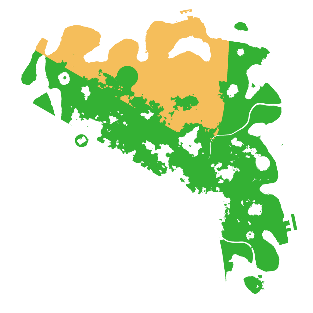 Biome Rust Map: Procedural Map, Size: 3900, Seed: 2015739774