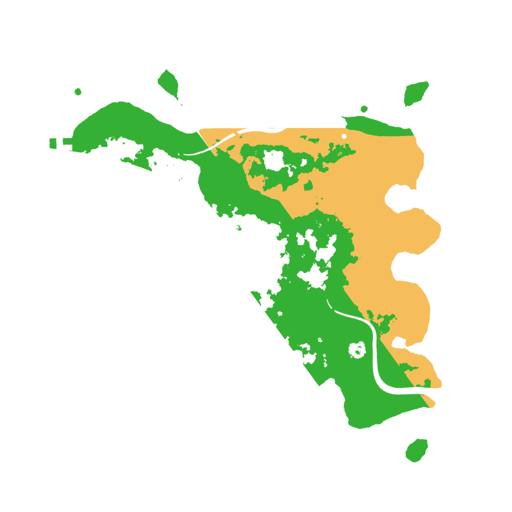 Biome Rust Map: Procedural Map, Size: 3000, Seed: 25047