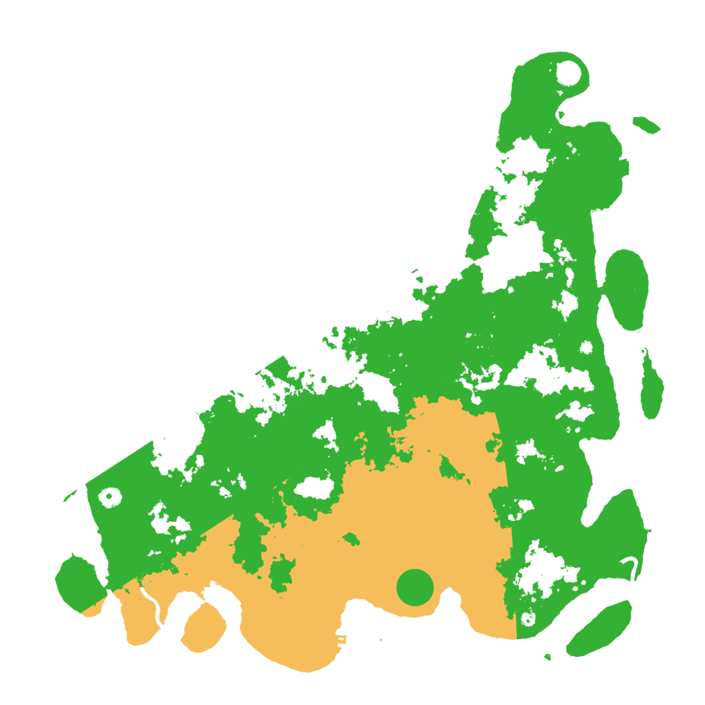 Biome Rust Map: Procedural Map, Size: 5000, Seed: 6780