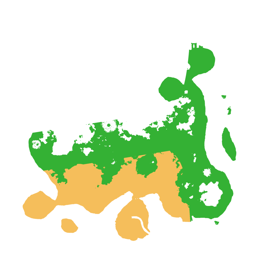 Biome Rust Map: Procedural Map, Size: 3000, Seed: 961258