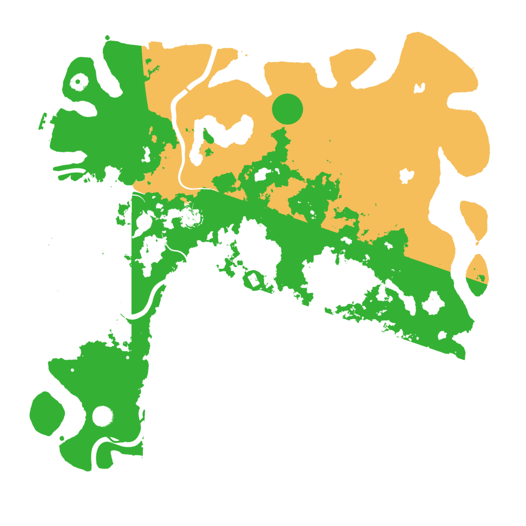 Biome Rust Map: Procedural Map, Size: 4500, Seed: 300792