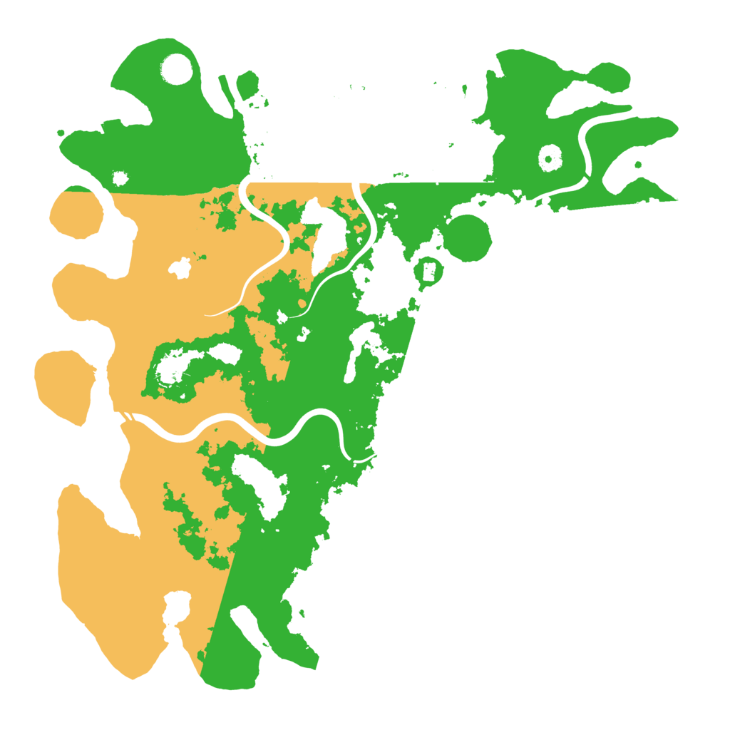 Biome Rust Map: Procedural Map, Size: 4250, Seed: 4244780