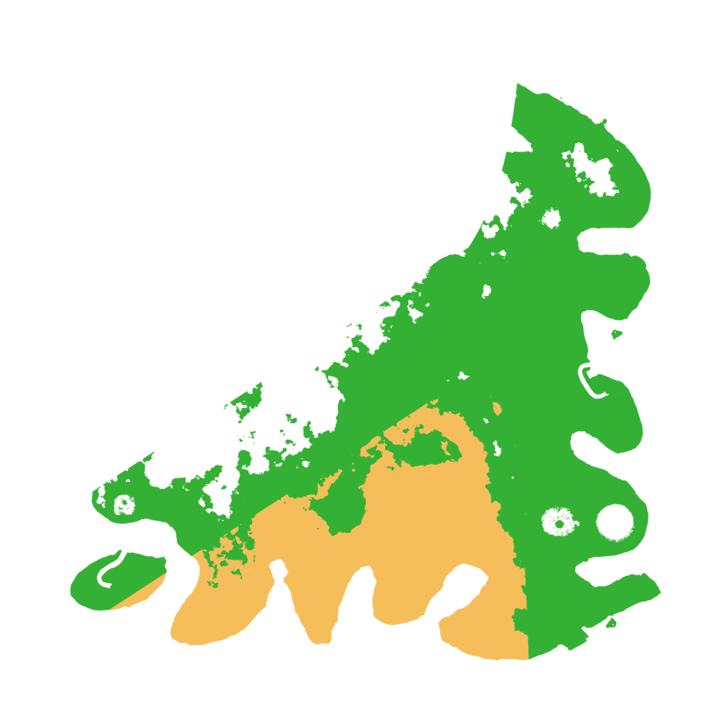 Biome Rust Map: Procedural Map, Size: 3500, Seed: 2014917402