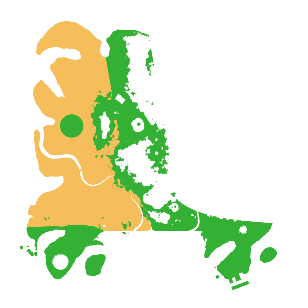 Biome Rust Map: Procedural Map, Size: 3500, Seed: 316042940