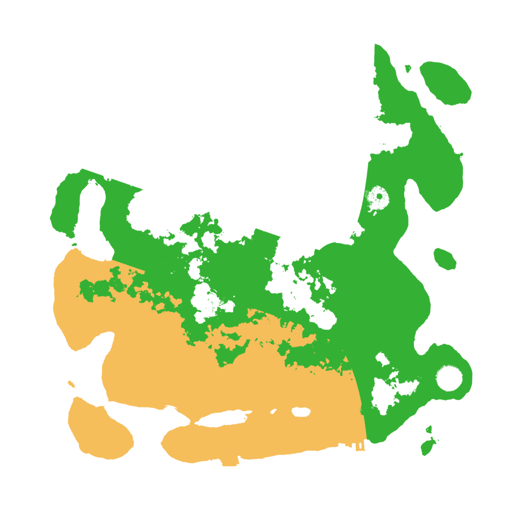 Biome Rust Map: Procedural Map, Size: 3500, Seed: 246875