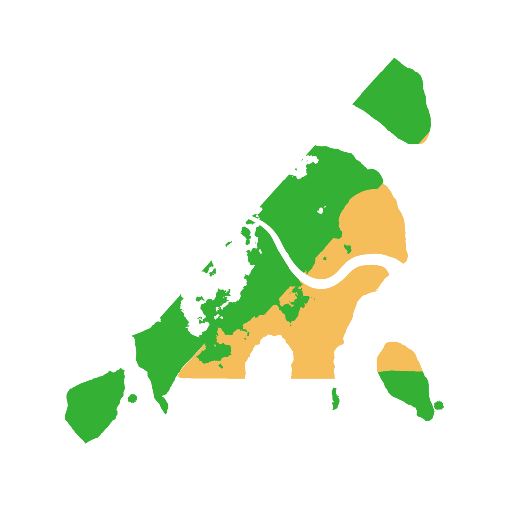 Biome Rust Map: Procedural Map, Size: 2200, Seed: 947779829