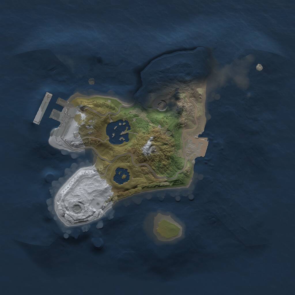 Rust Map: Procedural Map, Size: 1780, Seed: 971147188, 4 Monuments