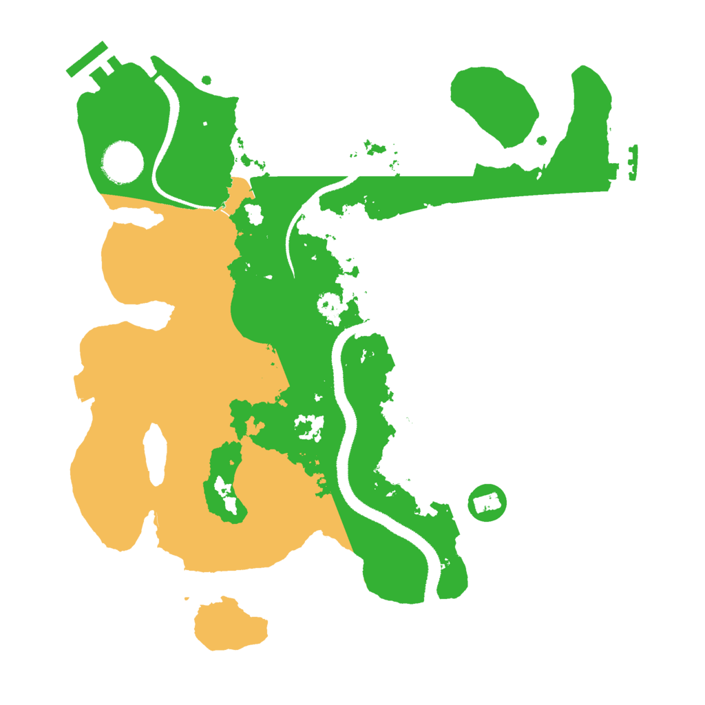 Biome Rust Map: Procedural Map, Size: 3000, Seed: 13305