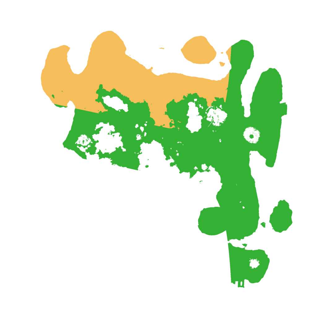 Biome Rust Map: Procedural Map, Size: 3000, Seed: 488434102