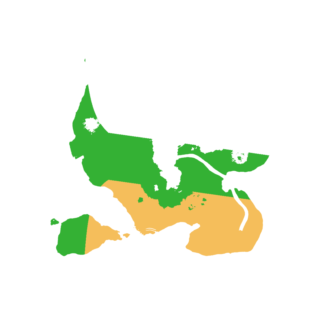 Biome Rust Map: Procedural Map, Size: 2000, Seed: 52146