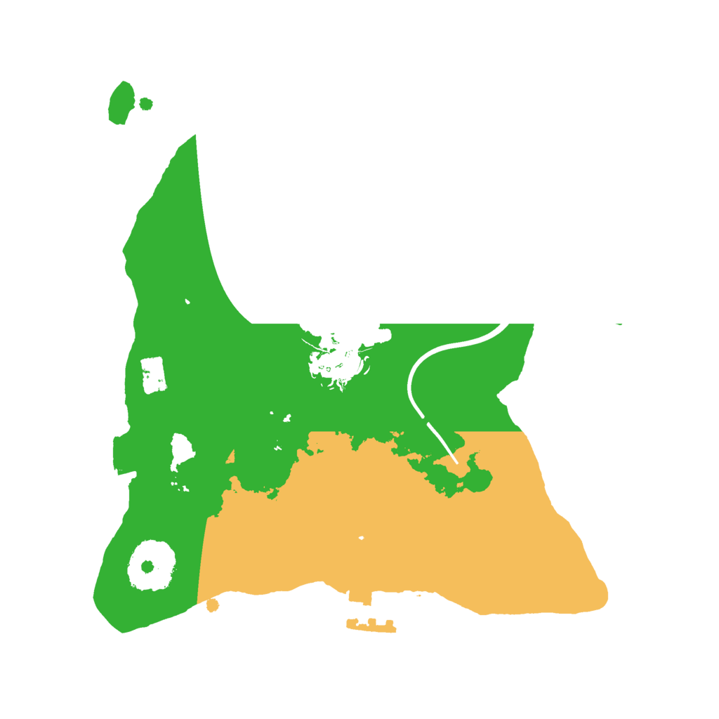 Biome Rust Map: Procedural Map, Size: 2200, Seed: 853269410