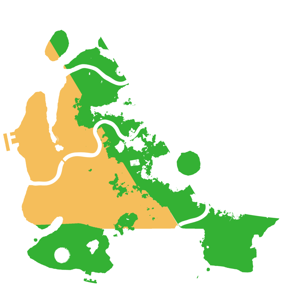 Biome Rust Map: Procedural Map, Size: 3500, Seed: 5698563