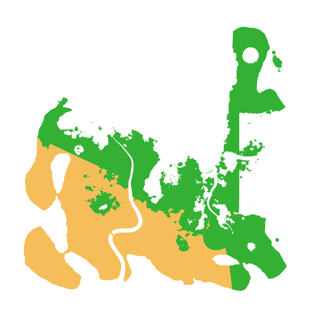 Biome Rust Map: Procedural Map, Size: 3500, Seed: 1510968285