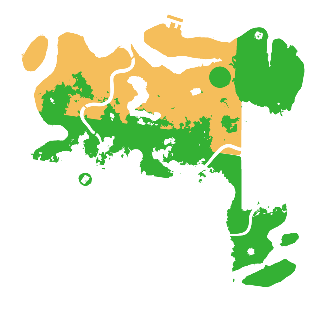 Biome Rust Map: Procedural Map, Size: 4000, Seed: 1196478753