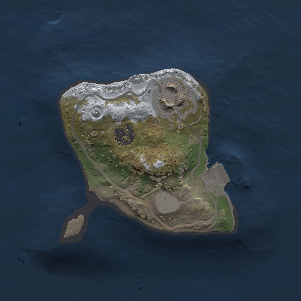 Rust Map: Procedural Map, Size: 1500, Seed: 1668162316, 4 Monuments