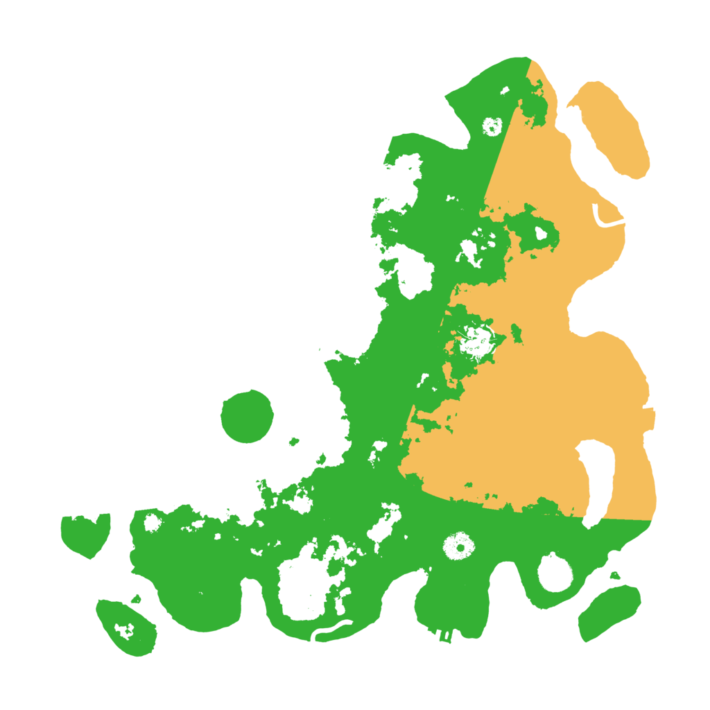 Biome Rust Map: Procedural Map, Size: 3700, Seed: 1293096747