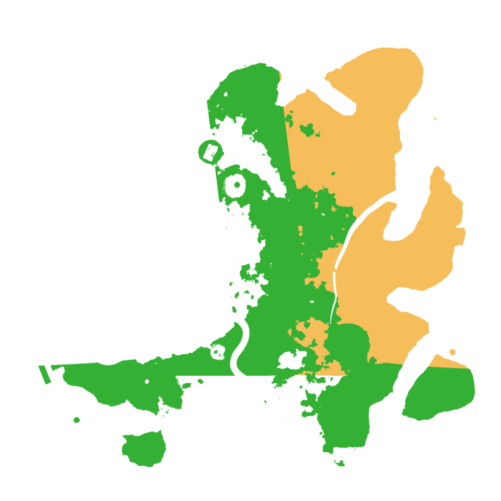 Biome Rust Map: Procedural Map, Size: 3333, Seed: 9162023