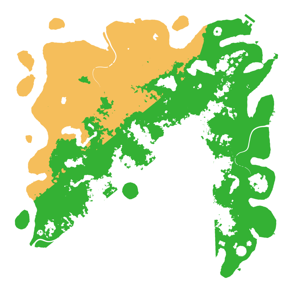 Biome Rust Map: Procedural Map, Size: 5000, Seed: 1027595899