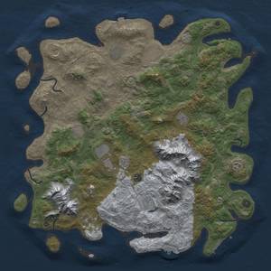 Thumbnail Rust Map: Procedural Map, Size: 5000, Seed: 1027595899, 19 Monuments
