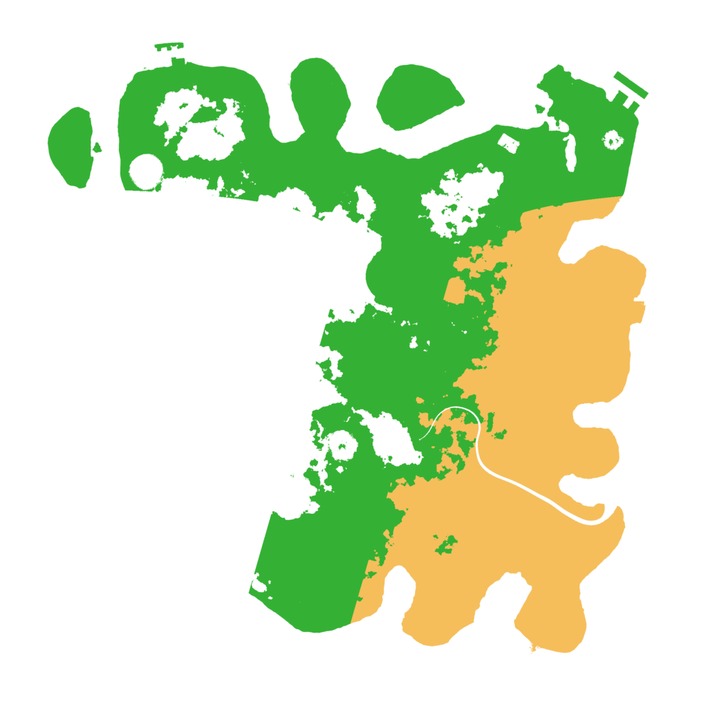 Biome Rust Map: Procedural Map, Size: 3750, Seed: 87782509