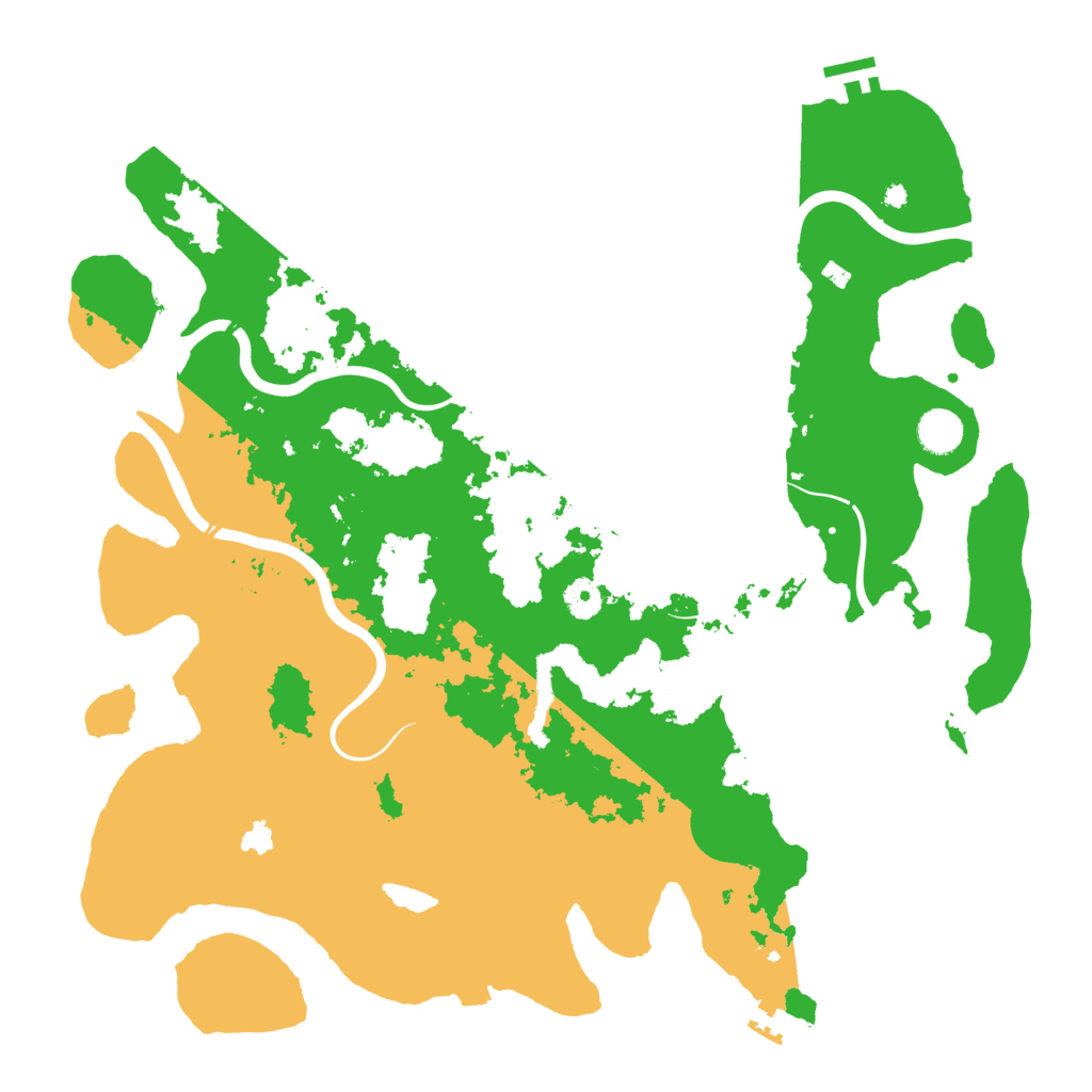 Biome Rust Map: Procedural Map, Size: 4250, Seed: 224600714