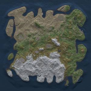 Thumbnail Rust Map: Procedural Map, Size: 4500, Seed: 881832268, 19 Monuments