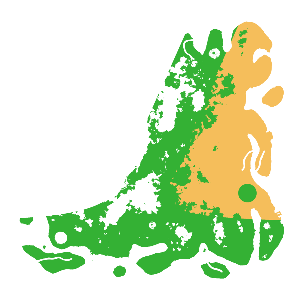 Biome Rust Map: Procedural Map, Size: 4300, Seed: 13832