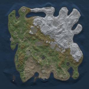 Thumbnail Rust Map: Procedural Map, Size: 3750, Seed: 1112228398, 17 Monuments