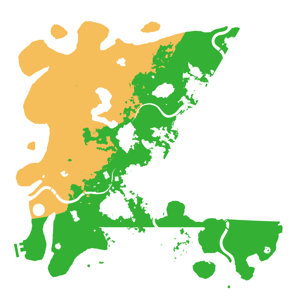 Biome Rust Map: Procedural Map, Size: 4500, Seed: 1608380384