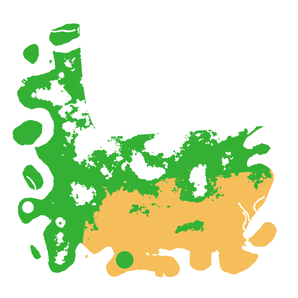 Biome Rust Map: Procedural Map, Size: 4500, Seed: 1634871321