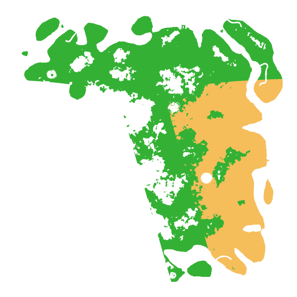 Biome Rust Map: Procedural Map, Size: 4800, Seed: 858837151