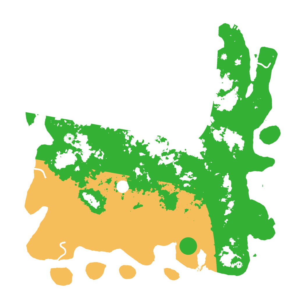 Biome Rust Map: Procedural Map, Size: 4500, Seed: 328842639