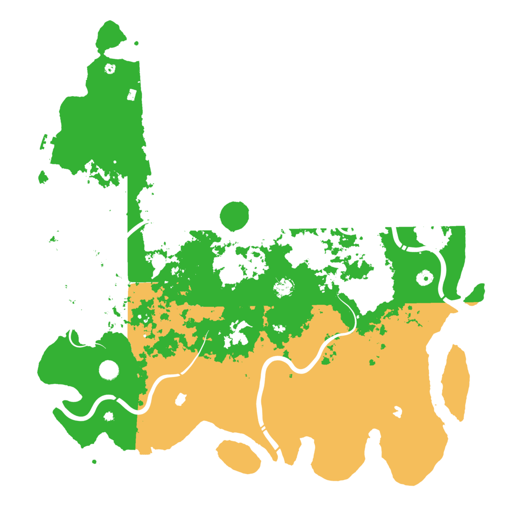 Biome Rust Map: Procedural Map, Size: 4800, Seed: 242242264