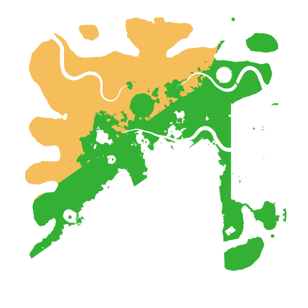 Biome Rust Map: Procedural Map, Size: 3500, Seed: 2001346830