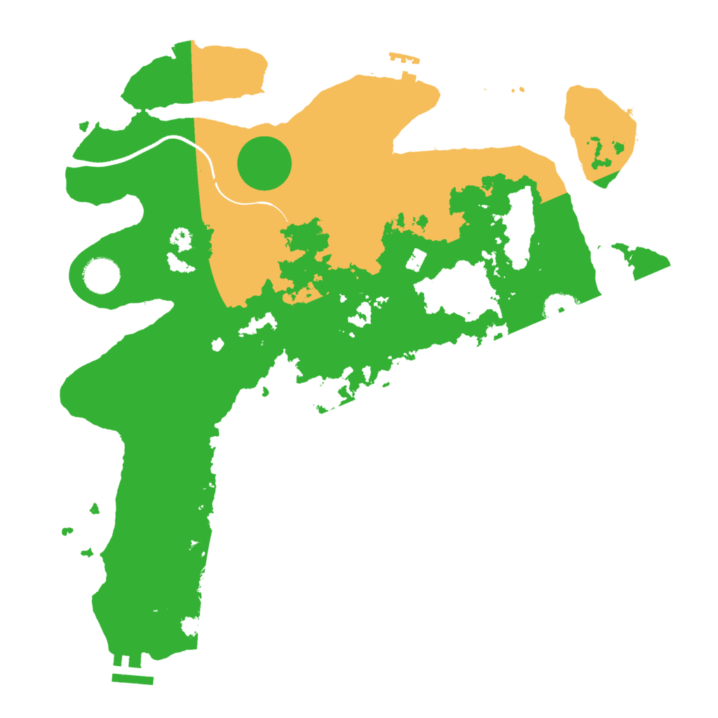 Biome Rust Map: Procedural Map, Size: 3500, Seed: 1424981045