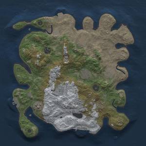 Thumbnail Rust Map: Procedural Map, Size: 3250, Seed: 552463815, 16 Monuments